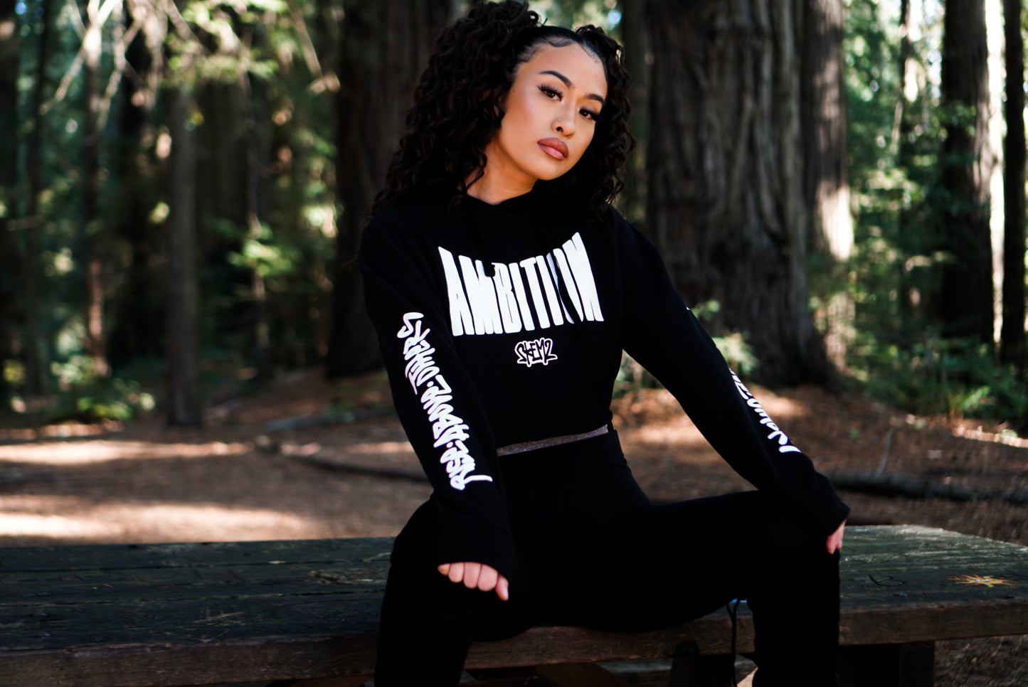 CROP AMBITION HOODIE